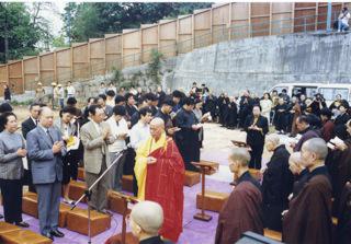 志莲护理安老院地基工程洒净仪式 (1991年5月)