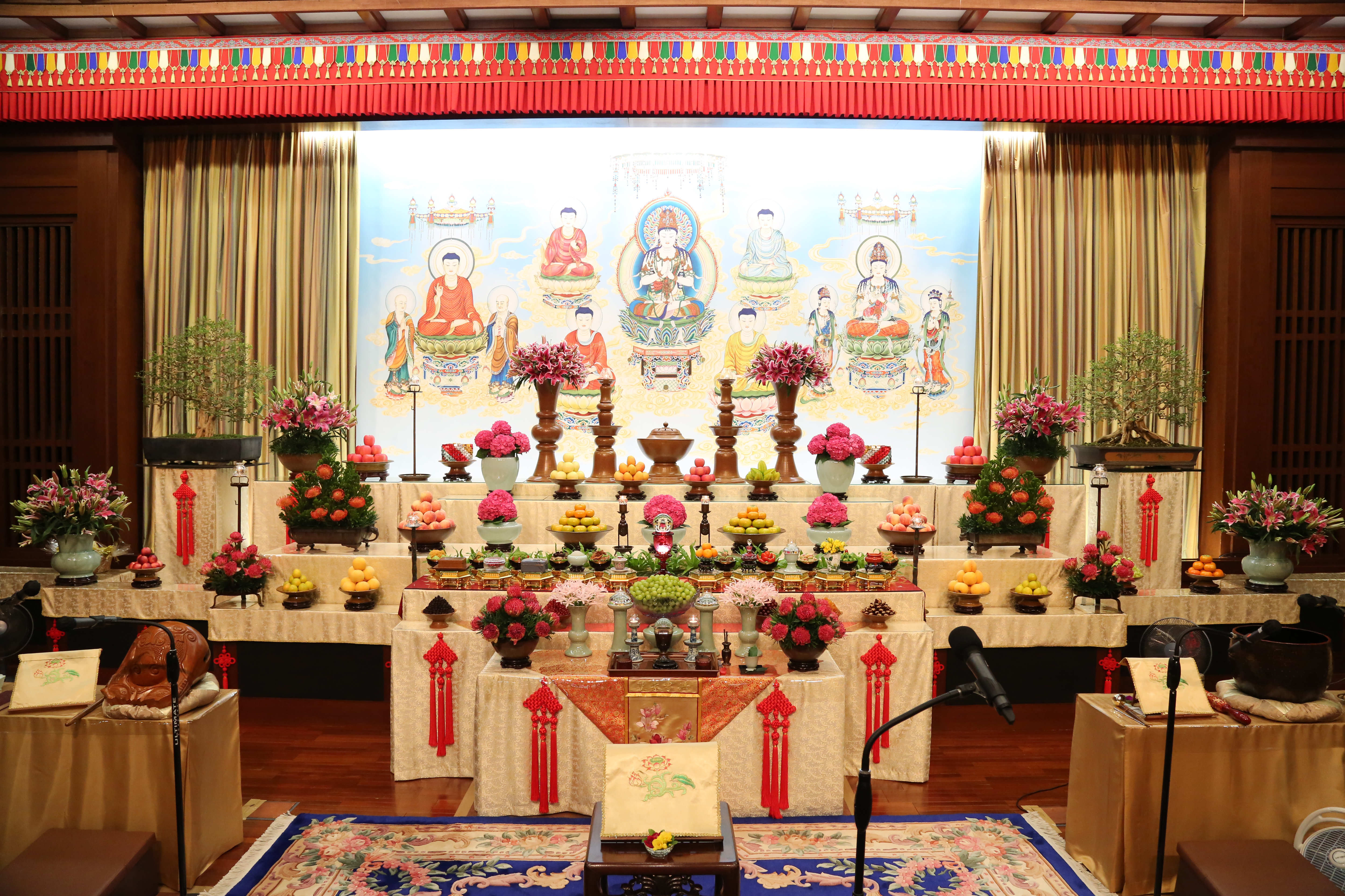 礼药师宝忏法会庄严坛场
