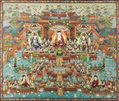 大型刺绣精品 【净土经变】